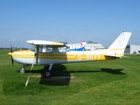 G-BSYV @ EGCL - Cessna 150M based at Fenland - by Simon Palmer