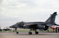 XX766 @ MHZ - Jaguar GR.1 of 226 Operational Conversion Unit taxying to the flight line at the 1980 RAF Mildenhall Air Fete. - by Peter Nicholson