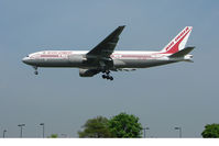 VT-AIL @ EGLL - Air India B777 on approach to Heathrow - by Terry Fletcher