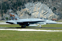 J-5011 @ LSMM - specially marked FlSt 11 Hornet. - by Joop de Groot