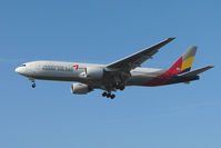 HL7756 @ EGLL - Asiana B777 on approach to London Heathrow - by Terry Fletcher