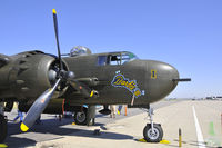 N5548N @ KAPA - Business End of a B-25H - by John Little