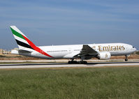 A6-EMG @ LMML - Emirates - by frankiezahra