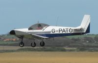 G-PATO - Arriving at Northrepps - by keith sowter