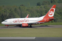 D-ABBS @ EDDR - Air Berlin B737-76N(WL) taxiing to the holding point RW09 at EDDR - by FBE
