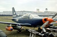 I-SEAW @ FAB - SF.260SW on display at the 1978 Farnborough Airshow. - by Peter Nicholson