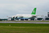 5A-DKN @ EGCC - Libyan Air Cargo - by Chris Hall