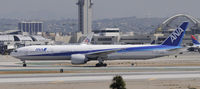 JA734A @ KLAX - Taxi to gate - by Todd Royer