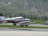 N521X @ SZP - 1978 Piper PA-28-236 DAKOTA, Lycoming O-540-J3A5D 235 Hp, takeoff Rwy 22 - by Doug Robertson