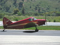 N29398 @ SZP - 1940 Culver LCA CADET, Continental A&C75 75 Hp, landing roll Rwy 22 - by Doug Robertson