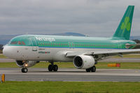 EI-DEN @ EGCC - Taxiiing to stand at Manchester. - by Andrew Simpson