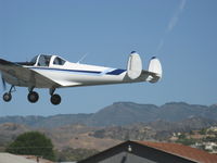 N3058H @ SZP - 1946 ERCO ERCOUPE 415-C, Continental C85 85 Hp upgrade, takeoff climb Rwy 22 - by Doug Robertson