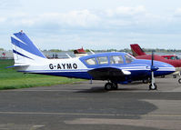 G-AYMO @ EGBW - Piper PA-23 250 Aztec - by Robert Beaver