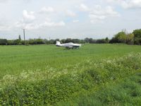 G-EGBS @ EGSV - Suffered engie failure in flight whilst on base leg to land - landed in cornfield - all OK - by keith sowter