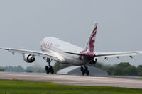 A7-ACJ @ EGCC - Qatar Airways - by Chris Hall