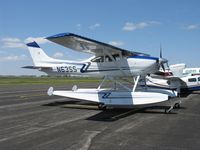 N63SS @ KAXN - Cessna 182R on floats - by Kreg Anderson