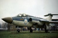 XK531 @ EGXH - Buccaneer S.1 XK 531 was a gate guardian at RAF Honington in January 1977. - by Peter Nicholson