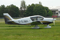 G-SJMH @ EGBP - Visiting Robin at Kemble on Great Vintage Flying Weekend - by Terry Fletcher
