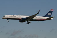 N940UW @ EBBR - arrival of flight US750 to rwy 25L - by Daniel Vanderauwera