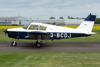 G-BCDJ @ EGBW - Pa-28-140 at Wellesbourne - by Terry Fletcher