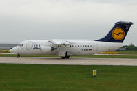 D-AVRG @ EGCC - Lufthansa Avro RJ85 at Manchester UK - by Terry Fletcher