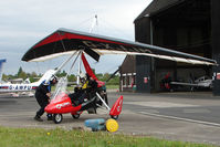 G-XJJM @ EGCB - Pegasus Quik at City Airport Manchester (Barton) - by Terry Fletcher