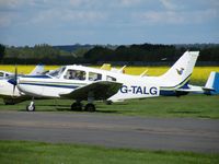 G-TALG @ EGBW - PA-28 visiting Wellesbourne - by Simon Palmer