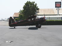 N999WT @ SZP - 1943 Howard DGA-15P 'Black Bear', P&W R-985 Wasp Jr. 450 Hp, taxi - by Doug Robertson