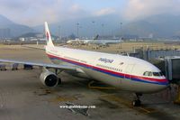 9M-MKJ @ VHHH - Malaysia Airlines - by Michel Teiten ( www.mablehome.com )