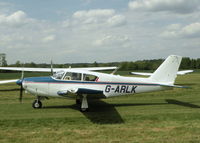 G-ARLK - NICE COMMANCHE TAXYING TO IT'S PARKING SPOT BRIMPTON FLY-IN - by BIKE PILOT