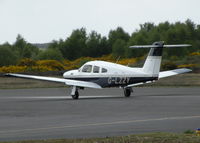 G-LZZY @ EGLK - VISITOR FROM POPHAM LINING UP ON RWY 25 - by BIKE PILOT