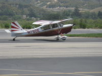 N76DE @ SZP - 2007 American Champion 7GCAA ADVENTURE, Lycoming O-320-B2B 160 Hp, another landing Rwy 22 - by Doug Robertson
