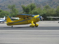 N9471H @ SZP - Howard DGA-15P 'Best Buddy', P&W R-985 Wasp Jr. 450 H, landing roll Rwy 22 - by Doug Robertson