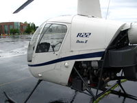 N8362L @ KUZA - R22 on ramp - by Connor Shepard