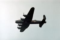 PA474 @ BQH - The Battle of Britain Memorial Flight Lancaster was active at the 1977 Biggin Hill Air Fair. - by Peter Nicholson