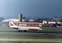LZ-TUK @ LHR - Balkan Airlines Tu-134A Crusty taxying to the terminal at Heathrow in December 1977. - by Peter Nicholson
