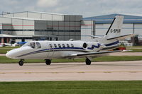 G-SPUR @ EGCC - LONDON EXECUTIVE AVIATION LTD - by Chris Hall