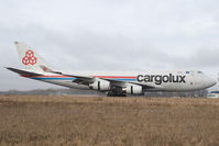 LX-VCV @ ELLX - Cargolux 747-400