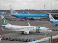 PH-HZF @ EHAM - Arrival of Transavia B737 - by Henk Geerlings