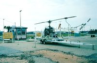 N6714D - Bell 47G-2 of Penguin Air on a mobile Helipad close to the beach in Fort Walton Beach, FL - by Ingo Warnecke