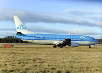 PH-BDU @ EGPH - FLT KLM1285 Arriving at Edinburgh airport - by Mike stanners