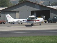 N222CV @ SZP - Cessna 172M, Lycoming O-320-E2D 150 hp, taxi back - by Doug Robertson