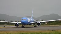 C-GZNC @ TNCM - taxing runway 10 - by daniel jef