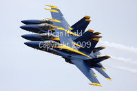 161967 @ NHK - US Navy Blue Angels performing at NAS Patuxent River Air Expo 2009. - by Dean Heald