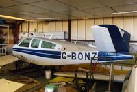 G-BONZ @ EGSA - Dismantled in the Hangar at Shipdham - by keith sowter