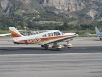 N4351D @ SZP - 1984 Piper PA-28-236 DAKOTA, Lycoming O-540-J3A5D 235 hp, takeoff roll Rwy 22 - by Doug Robertson