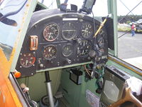 OO-SVA @ EBZR - Visitor at Chipmunk Fly In , cockpit Stampe - by Henk Geerlings