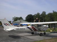 OO-BEA @ EBZR - Refueling - by Henk Geerlings