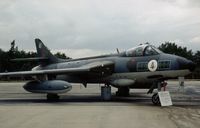 XJ686 @ GREENHAM - Hunter FGA.9 of 58 Squadron at the 1976 Intnl Air Tattoo at RAF Greenham Common. - by Peter Nicholson