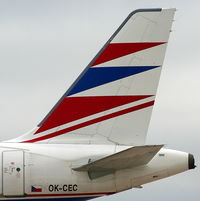 OK-CEC @ EGCC - CSA Czech Airlines - by Chris Hall